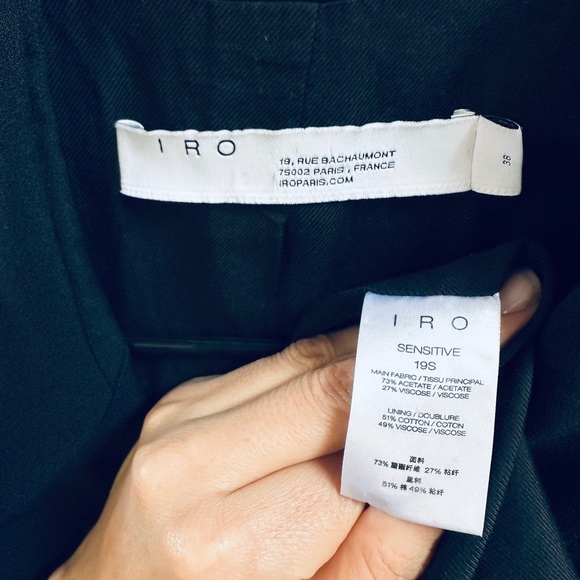 Iro Doubled Breasted Blazer Dress - black, FR38, M - Picture 5 of 7